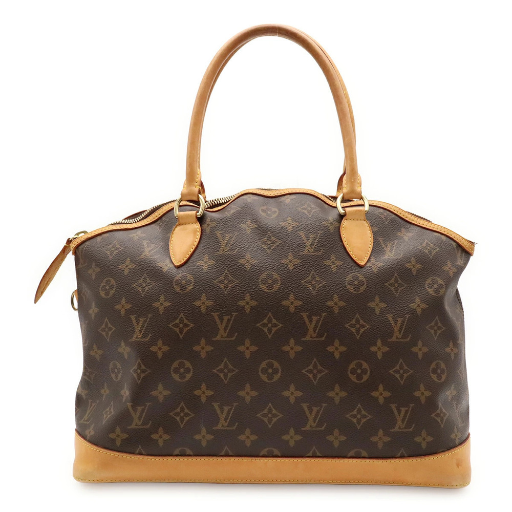 LOUIS VUITTON Monogram Lockit Horizontal Handbag Tote Bag Shoulder